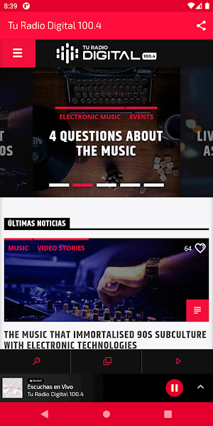 Tu Radio Digital 100.4 Screenshot 2