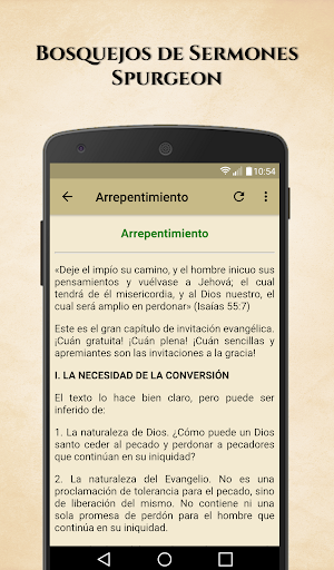 Bosquejos de Sermones Spurgeon Screenshot 2