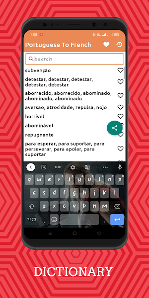 Portuguese To French Dictionary Offline Screenshot 1