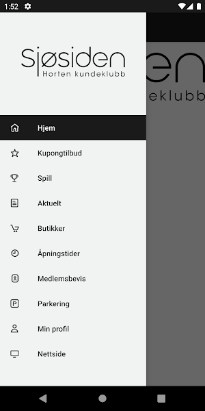 Sjøsiden Horten kundeklubb Screenshot 0