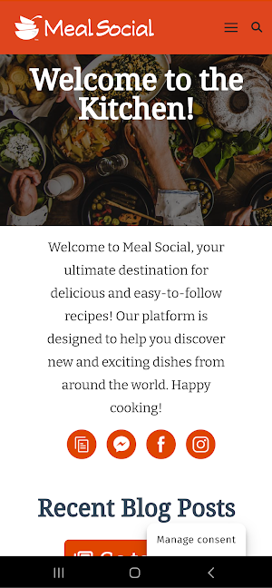 Meal Social Screenshot 0
