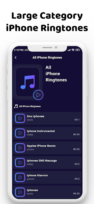 iPhone Ringtone Download Screenshot 1