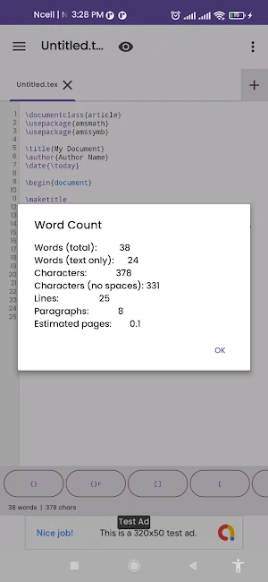 LatTeX Editor Screenshot 0