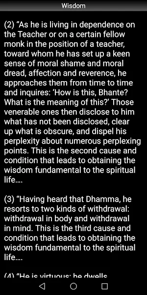 Wisdom - Buddhism Screenshot 2