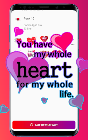 I love you stisckers Screenshot 2
