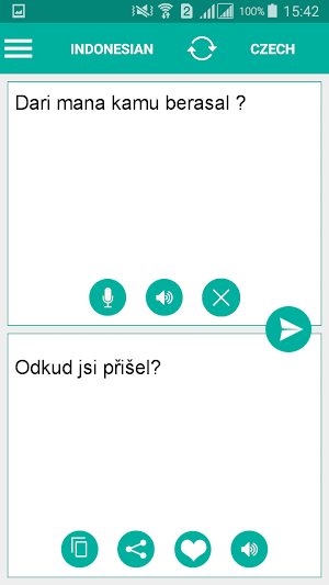 Czech Indonesian Translator Screenshot 1