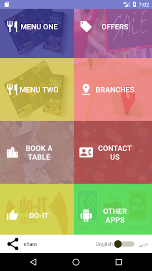 Restaurant Menu Demo Screenshot 0