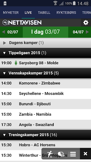 NA fotball Screenshot 1
