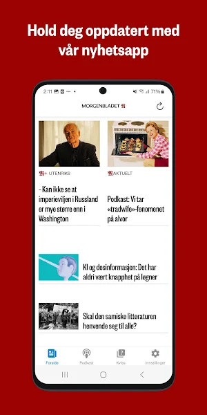 Morgenbladet Screenshot 0