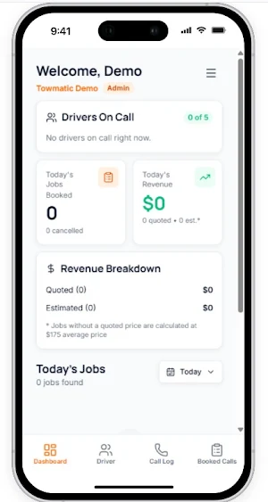 Towmatic Screenshot 1