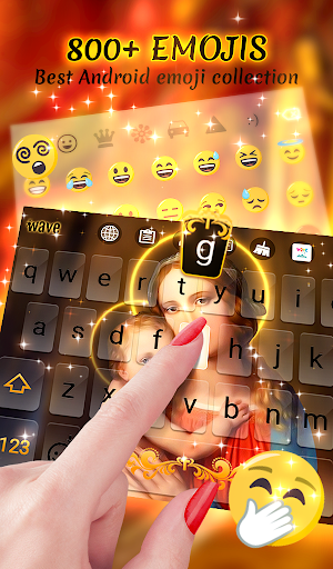 Holy Mary Animated Keyboard + Live Wallpaper Screenshot 1