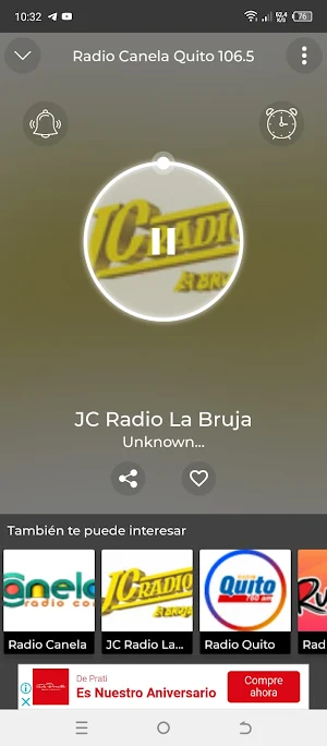 Radio Canela 106.5 Fm Quito Screenshot 2