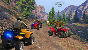 Police ATV Quad Bike Simulator - Offroad 2021 Screenshot 1