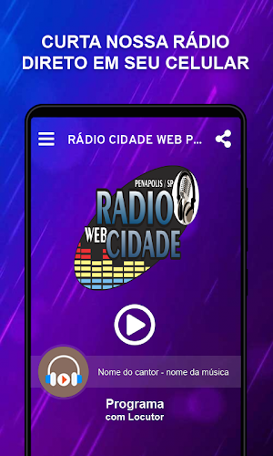 RÁDIO CIDADE WEB PENÁPOLIS Screenshot 0
