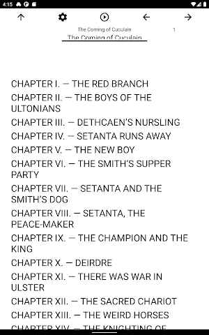 Book, The Coming of Cuculain Screenshot 2