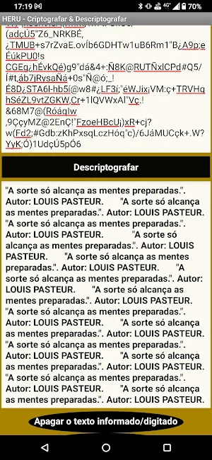 Heru criptografia Screenshot 3