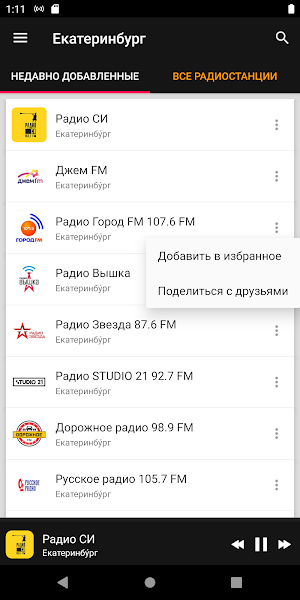 Yekaterinburg Radio Stations - Russia Screenshot 1