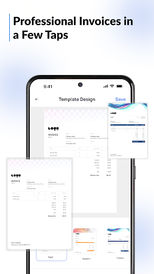 Smart Invoice & Bill reminder Screenshot 1
