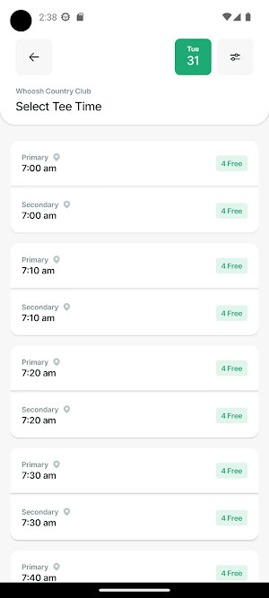 Whoosh Member App Screenshot 1