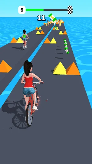 Girl Race 3D Screenshot 2