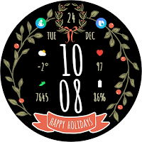TVV Happy Holidays Watch Face