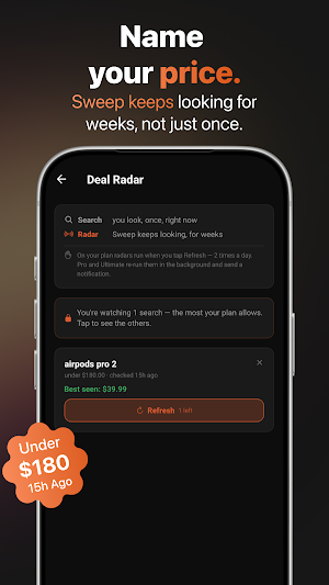 Sweep: Compare Prices & Deals Screenshot 3