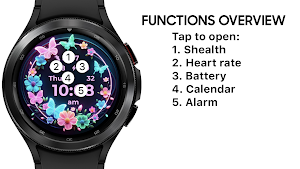 AZ284 Butterfly Watch Face Screenshot 0