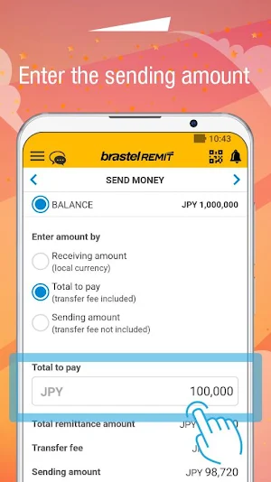 Brastel Remit - Send Money Screenshot 3