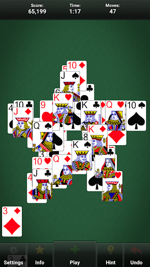 Pyramid Solitaire Screenshot 3