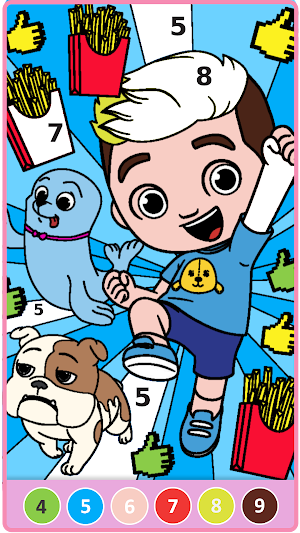 Luccas Neto Coloring Jogo Screenshot 3