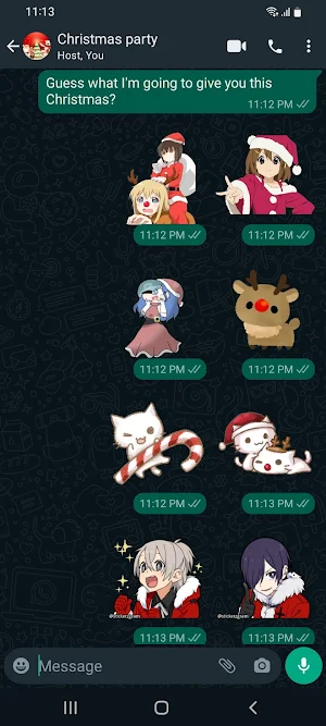 Christmas Sticker for WhatsApp Screenshot 1