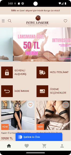Intive Lingerie Screenshot 0