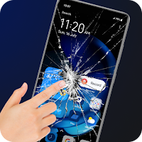 Broken Screen Prank Wallpaper