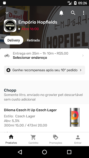 Empório Hopfields Screenshot 0