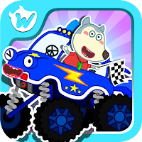 Wolfoo Monster Truck Police