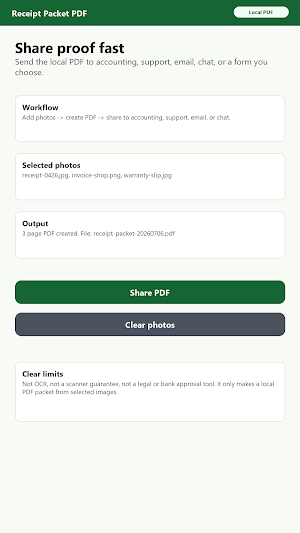 Receipt Packet PDF Screenshot 3