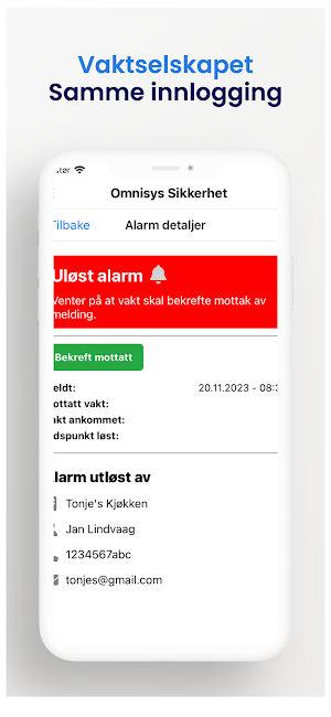 Omnisys Sikkerhet Screenshot 2