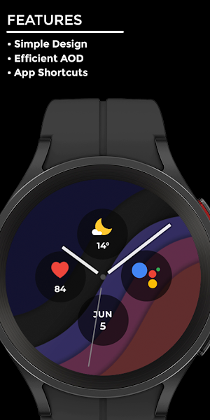 Night 66 - watch face Screenshot 1