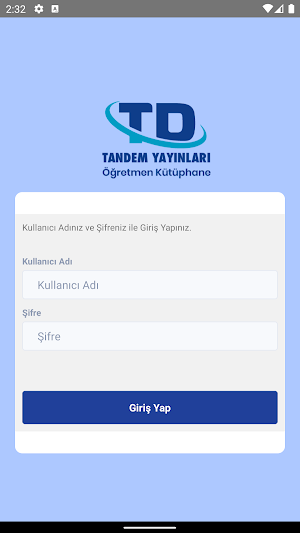 Tandem Öğretmen Kütüphane Screenshot 1