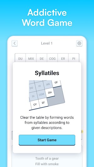 Syllatiles - Word Puzzle Game Screenshot 0