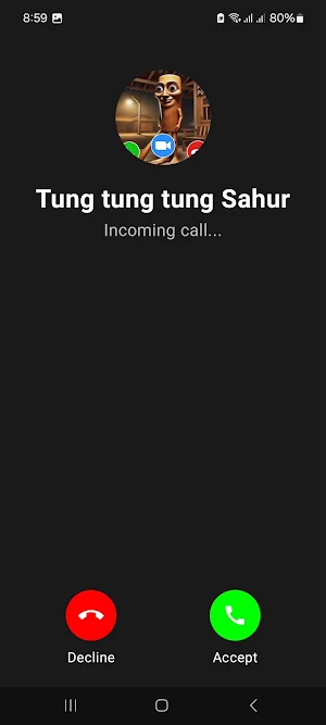 Video Call Tung Tung Sahur Screenshot 1