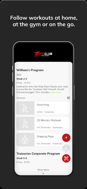 TB Fit Club Screenshot 2