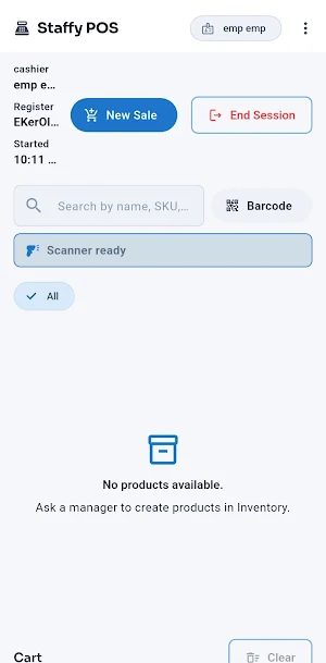 Staffy: POS, Stock & Staff Screenshot 2