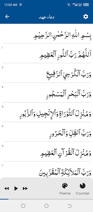 Dua e Ahad دعاى عهد Screenshot 0