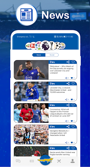 ComeOnLeicester Fanzine Screenshot 0