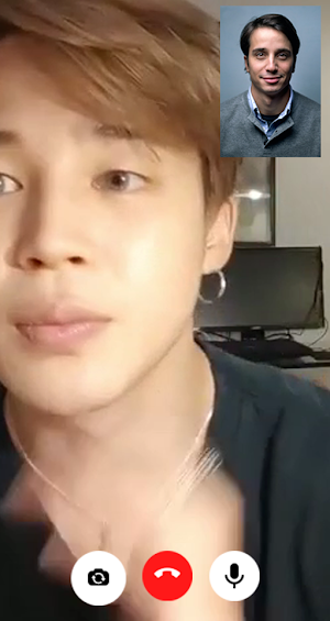 Park Jimin Fake Chat & Video Call - Call You Screenshot 1