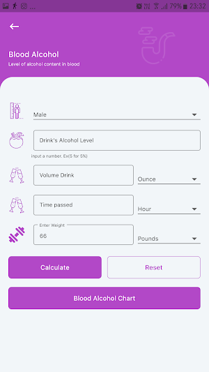 Maulaji Health Calculator Screenshot 2