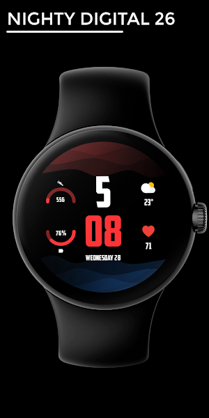 Nighty Digital 26 - watch face Screenshot 0
