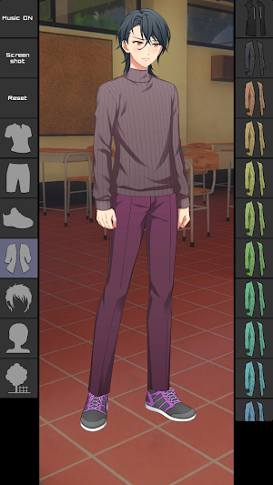 Highschool Boy Makeover - Anime Dress Up Game Screenshot 0