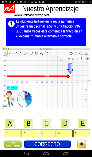 Practican representación  fracciones irreductibles Screenshot 2